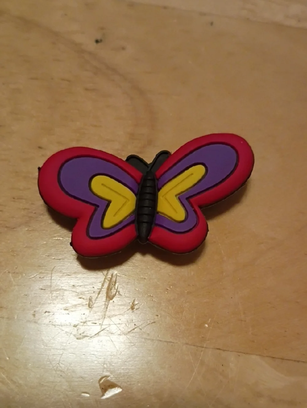 10 for $10 Jibbitz Croc Charms - Red Purple Yellow Butterfly 3 - New Shoe Charm